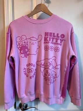 Sanrio Pink Hello Kitty & Friends Pullover Sweatshirt